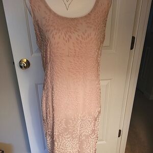 100% Silk sheath style dress